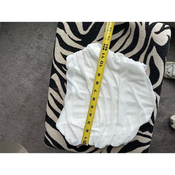 white bustier corset top, size small - Picture 6 of 10